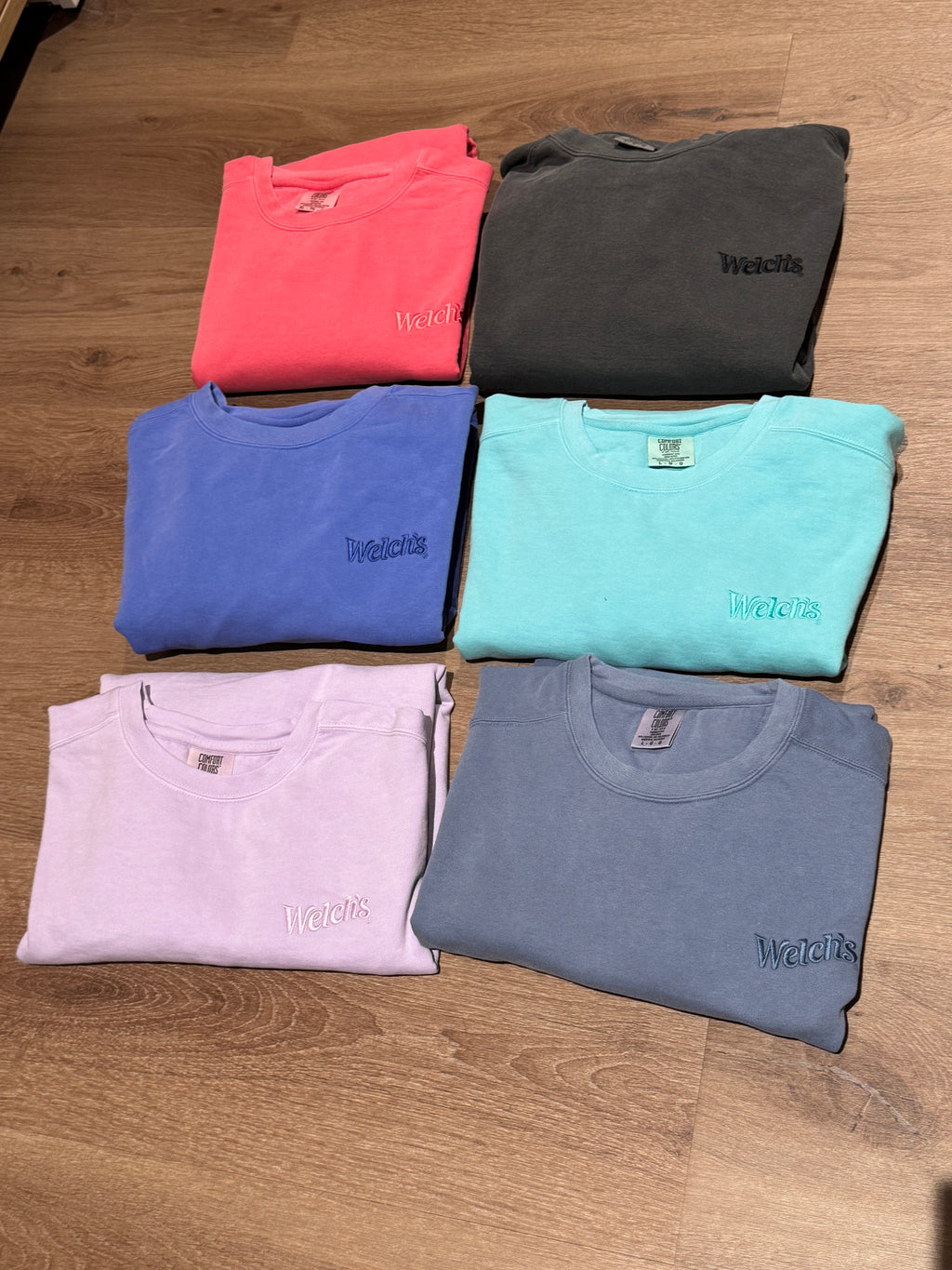 Embroidered Crewneck - Comfort Colors