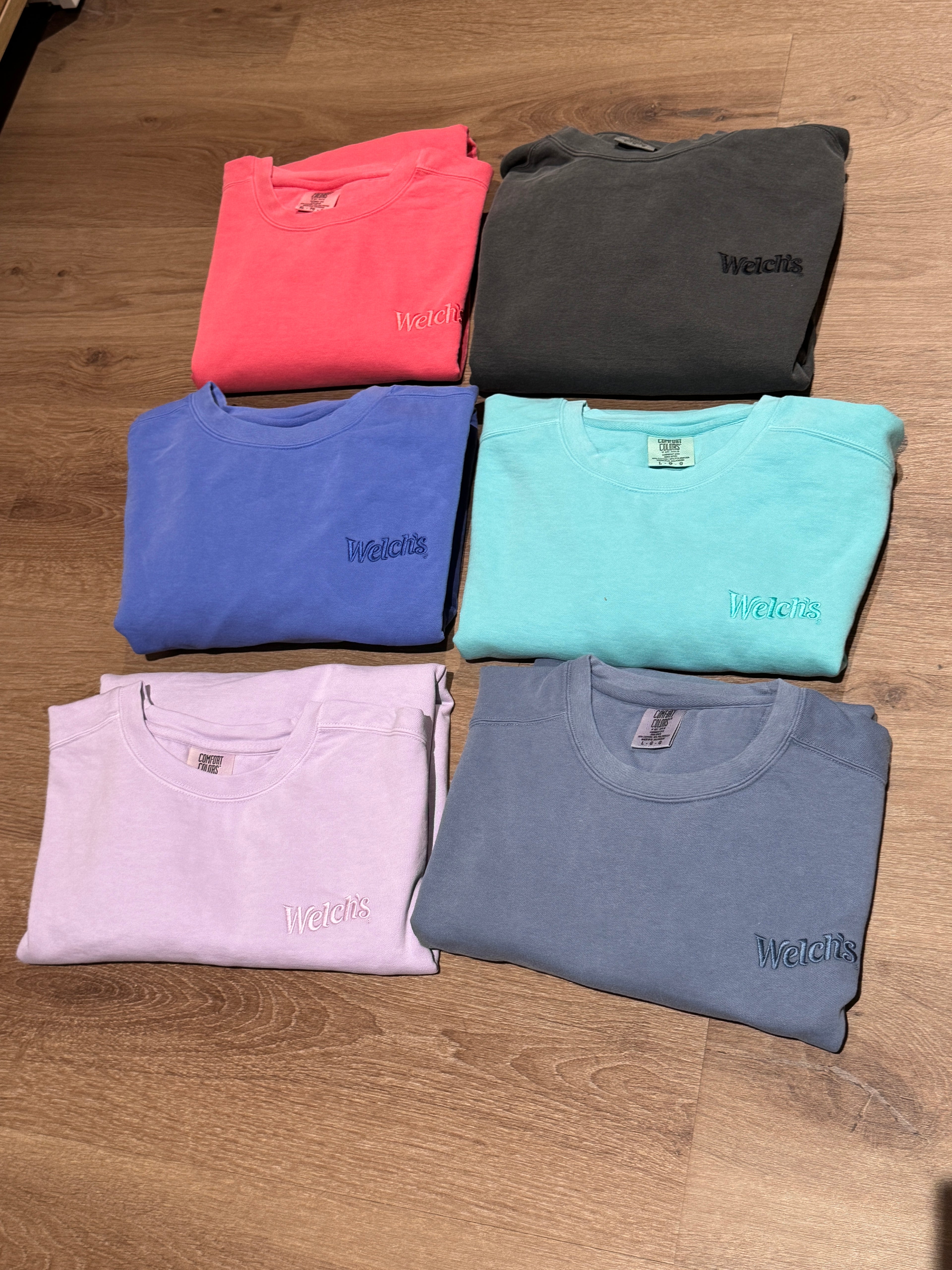 Embroidered Crewneck - Comfort Colors