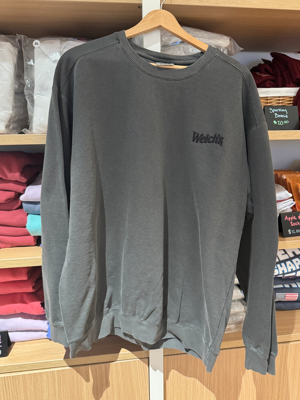 Embroidered Crewneck - Comfort Colors