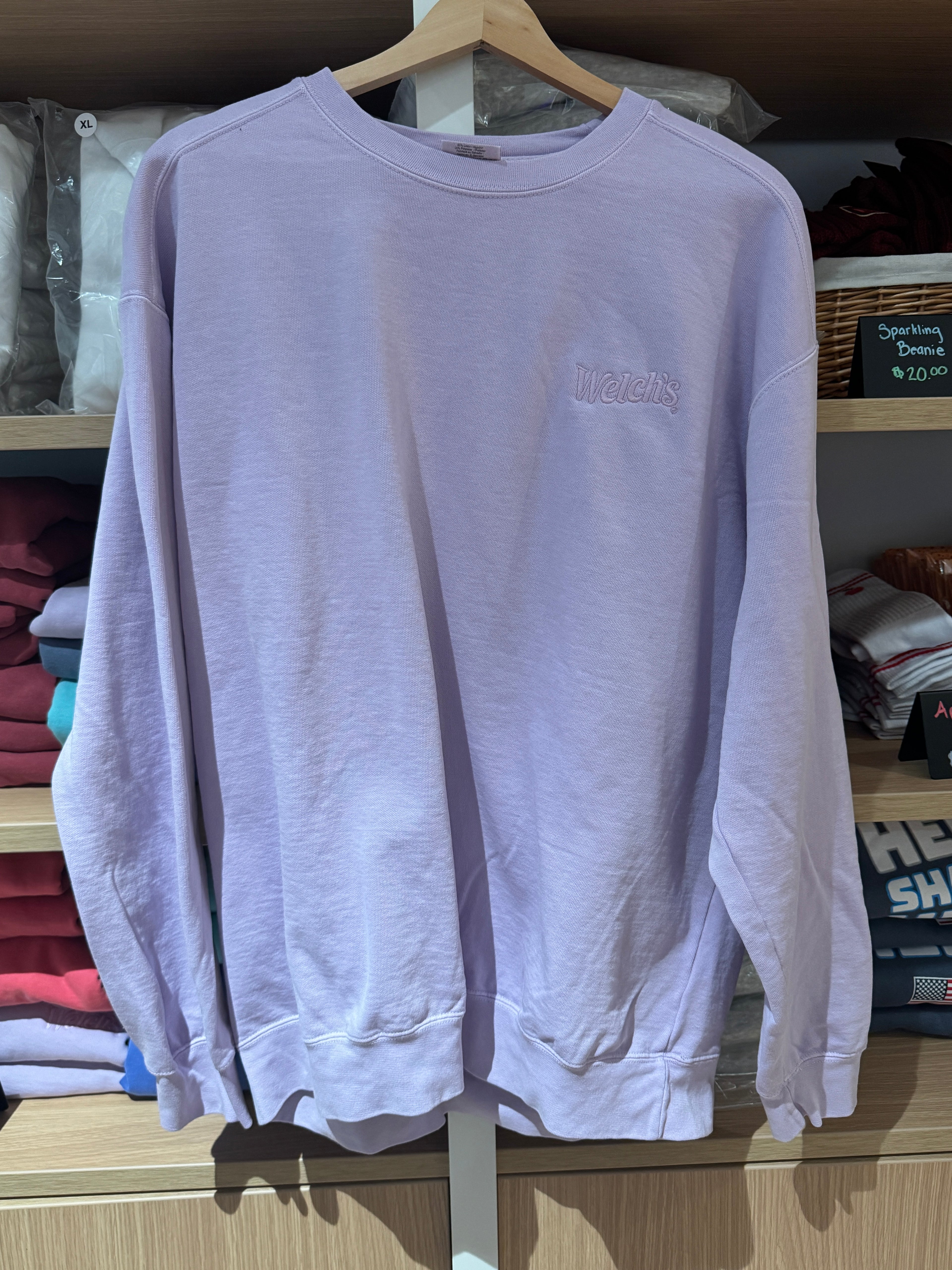 Embroidered Crewneck - Comfort Colors