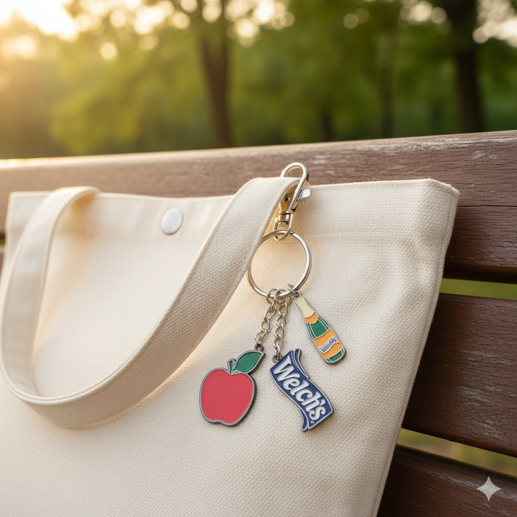 Welch's Crisp Apple Bag Charm / Keychain